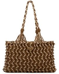 Prada - Großer Noué-Tote Bag - Lyst