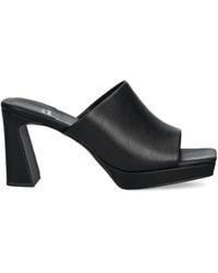 Jeffrey Campbell - Square-Toe Block-Heel Sandals - Lyst