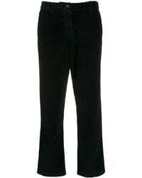 Woolrich Pantalon crop en velours - Noir
