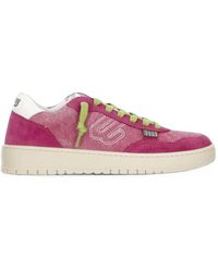 Evenuel - Distressed-Effect Panelled Sneakers - Lyst