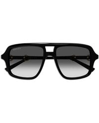 Gucci - Navigator-Frame Sunglasses - Lyst