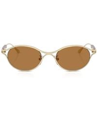 Tory Burch - Deco Oval-Frame Sunglasses - Lyst