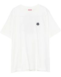 KENZO - Boke Flower Flower-Embellished Cotton T-Shirt - Lyst