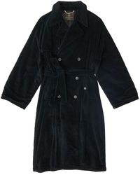 Balenciaga - Doppelreihiger Mantel mit Gürtel - Lyst
