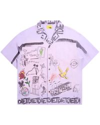 DIET STARTS MONDAY - Doodle-Print Button-Up Shirt - Lyst