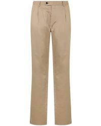 Moorer - Straight-Leg Pleated Trousers - Lyst