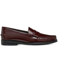 Geox - Noemen Polished-Finish Penny Loafers - Lyst