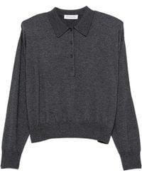 Frankie Shop - Croydon Wool Blend Polo Shirt - Lyst