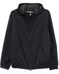 Canali - Hooded Zip-Up Jacket - Lyst