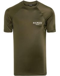 Balmain - Logo-print Crew-neck T-shirt - Lyst