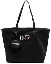 DSquared² - Handtasche mit "Icon"-Print - Lyst