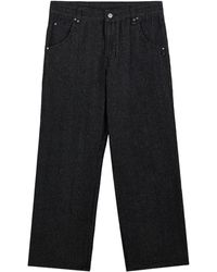 Protémoa - Pinstripe Wide-Leg Jeans - Lyst