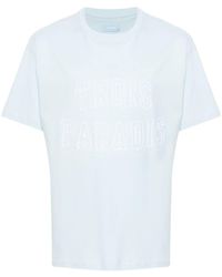 3.PARADIS - Logo-embroidered Cotton T-shirt - Lyst