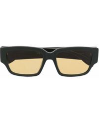McQueen - Sonnenbrille Mit Eckigem Gestell - Lyst