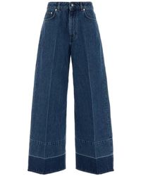 Givenchy - Raw-Cut Wide-Leg Jeans - Lyst