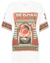 ALÉMAIS - Peponi-print Organic Cotton T-shirt - Lyst