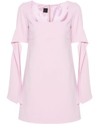 Pinko - Verdicchio Crepe Mini Dress - Lyst