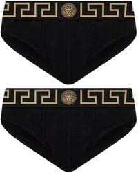 Versace - 2-Pack Of Cotton Briefs - Lyst