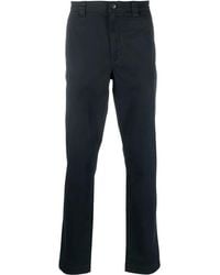 Woolrich - Cotton Straight Leg Trousers - Lyst