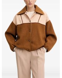 Sessun - Tijuca Panelled Ribbed-Collar Bomber Jacket - Lyst