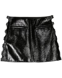 Courreges - Multi Sangle Vinyl Mini Skirt - Lyst