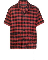 MASTERMIND WORLD - Camisa bordada a cuadros - Lyst