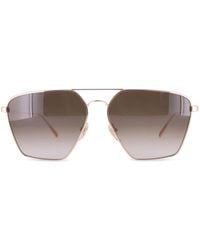 MCM - Double-Bridge Pilot-Frame Sunglasses - Lyst