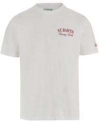 MC2 Saint Barth - Arnott Logo-Print Cotton T-Shirt - Lyst