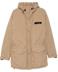 Aspesi - Hooded Logo-Patch Jacket - Lyst