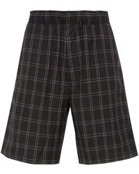 Our Legacy - Drape Check Shorts - Lyst