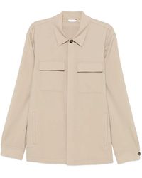 Manuel Ritz - Flap-Pocket Long-Sleeve Shirt - Lyst