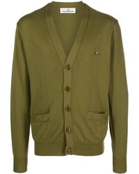 Vivienne Westwood - Bestickter Cardigan Mit V-Ausschnitt - Lyst