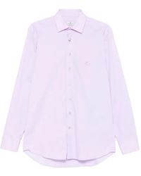 Etro - Camicia Con Ricamo - Lyst