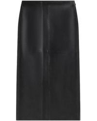Agolde - Hikson Recycled Calf Leather Skirt - Lyst