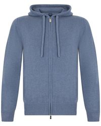 Fedeli - Zip-Up Cashmere Hoodie - Lyst