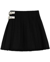 Jil Sander - Wool Mini Skirt - Lyst