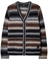Paul Smith - Cardigan Rayé À Col V - Lyst