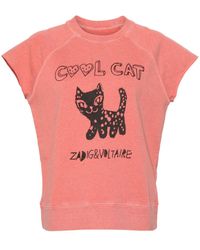 Zadig & Voltaire - Cool Cat Sleeveless Sweatshirt - Lyst