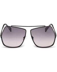 Max Mara Eyewear - Geometric-Frame Sunglasses - Lyst