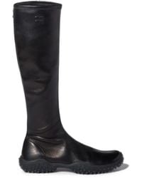 Miu Miu - Stretch Nappa Leather Boots - Lyst