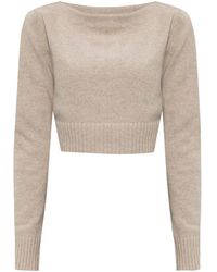 Max Mara - Gestricktes Cropped-Oberteil - Lyst