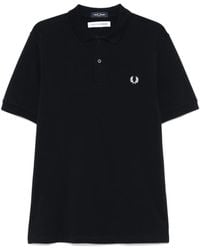 Comme des Garçons - X Fred Perry Poloshirt Met Tekst-Print - Lyst