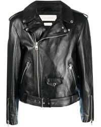 McQueen - Combo Biker Jacket - Lyst
