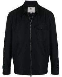 Woolrich - Virgin Wool Shirt Jacket - Lyst