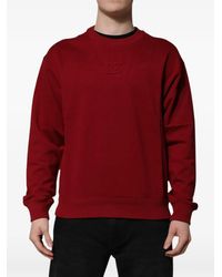 Dolce & Gabbana - Embossed-Logo Sweatshirt - Lyst