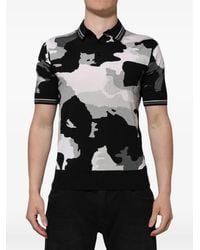 Dolce & Gabbana - Camo Polo Shirt - Lyst