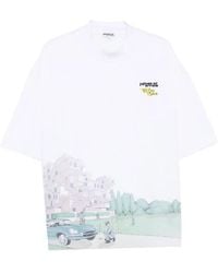 House of Errors - Graphic-Print High-Neck T-Shirt - Lyst