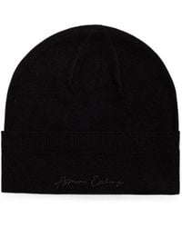 ARMANI EXCHANGE - Logo-Embroidered Beanie Hat - Lyst