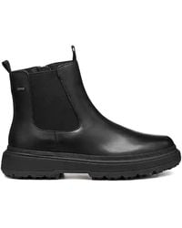 Geox - Leather Chelsea Boots - Lyst