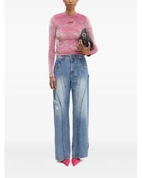 ANDERSSON BELL - Lace-Up Velvet Top - Lyst
